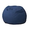 Flash Furniture Bean Bag Chair, 30 in W 30" L 18" H DG-BEAN-SMALL-DENIM-GG - alternate 1